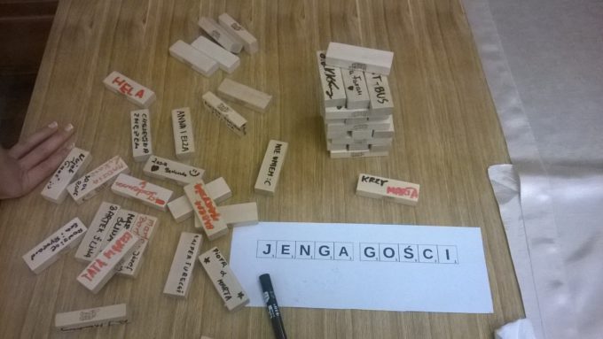 DJ Nowy Targ - Księga Gości w formie gry Jenga